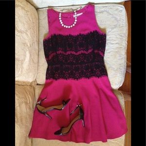 Ann Taylor lace bodice dress